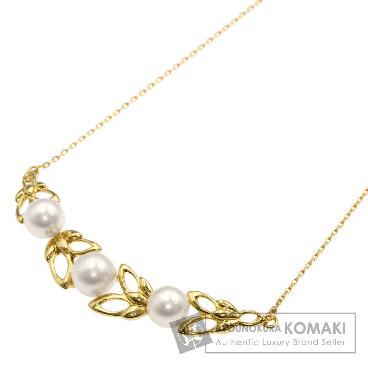 セレクトジュエリー ネックレス リーフ パール 真珠