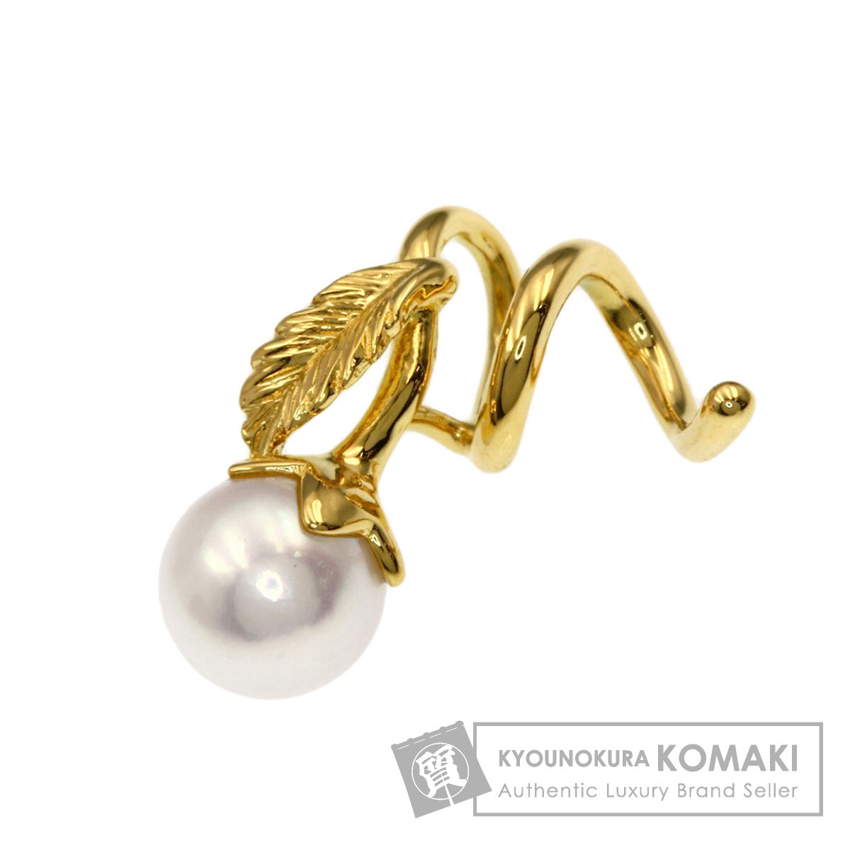 ミキモト ペンダントトップ リーフ パール 真珠