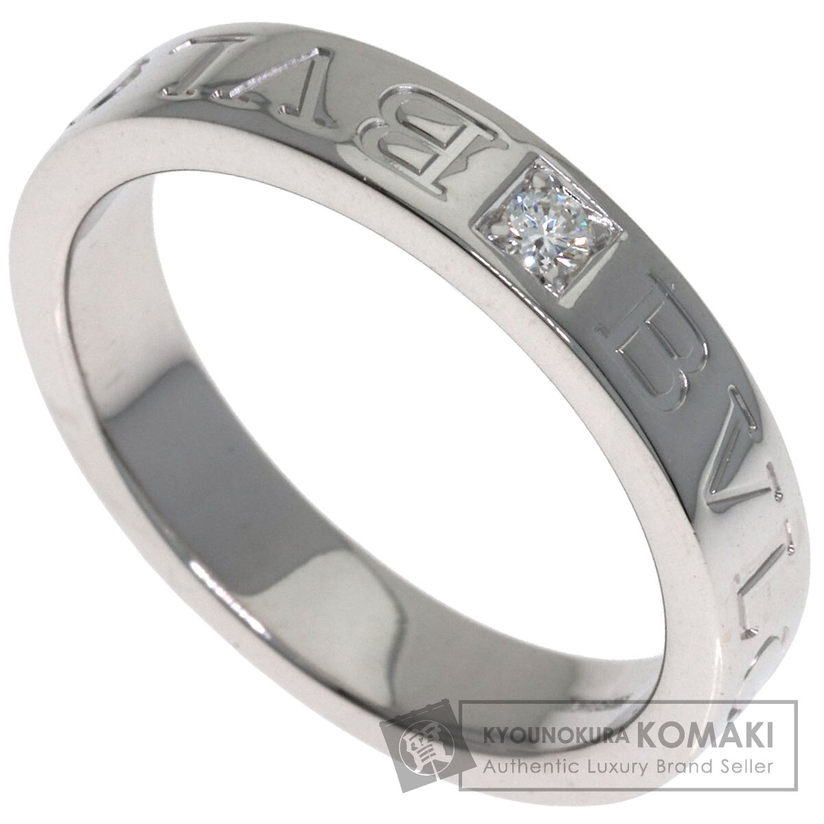 ブルガリ リング・指輪 ダブルロゴ ダイヤモンド