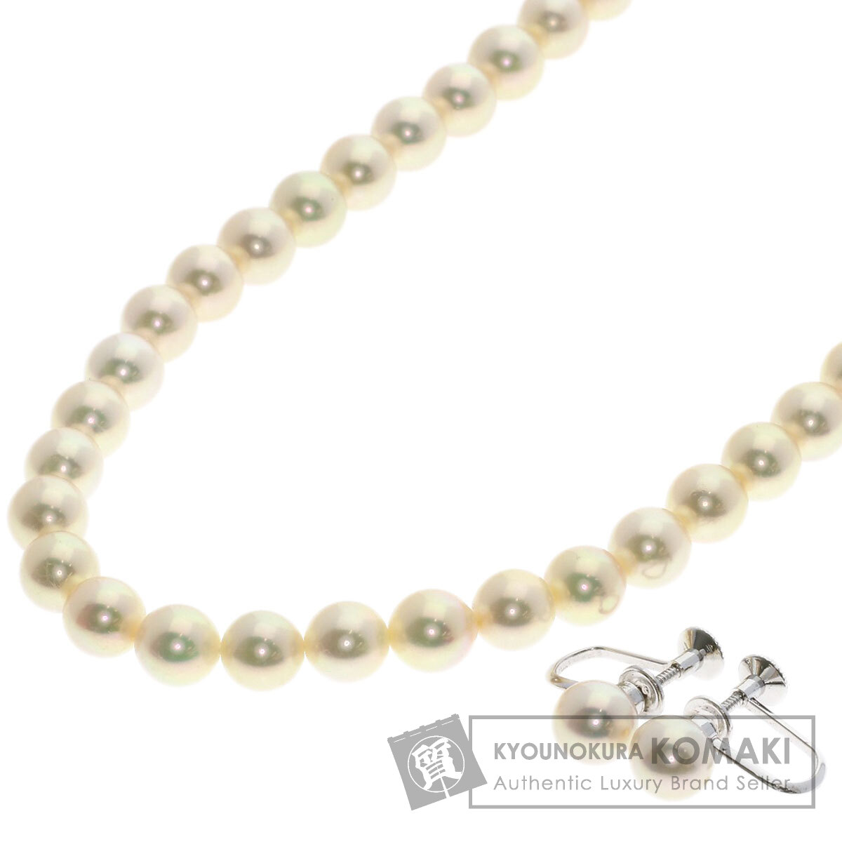 タサキ ネックレス パール 真珠 ネックレス・イヤリング 2点セット