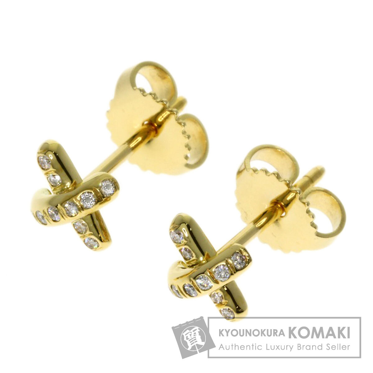 ティファニー ピアス クロスステッチ ダイヤモンド