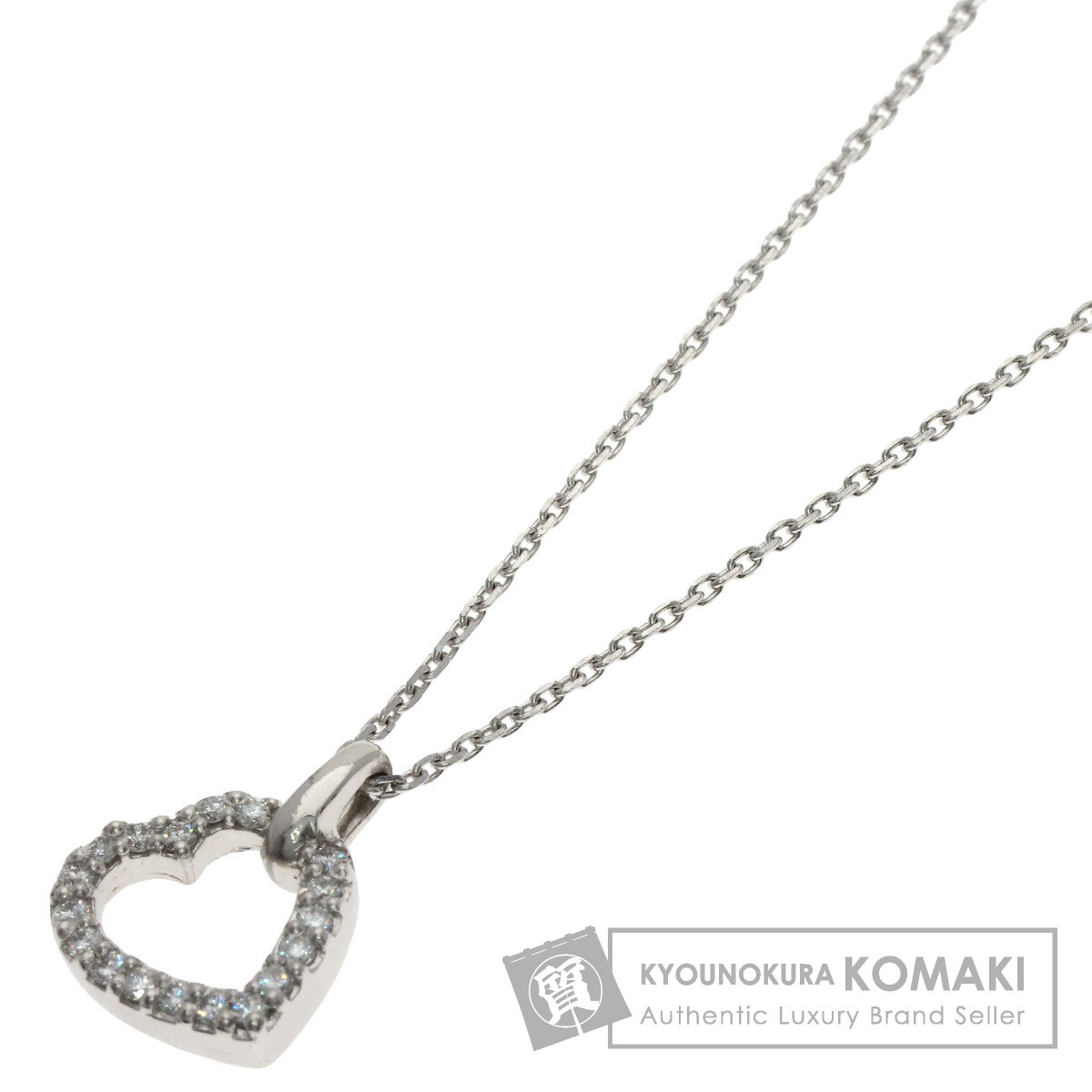 ヴァンドーム ネックレス ハートモチーフ ダイヤモンド