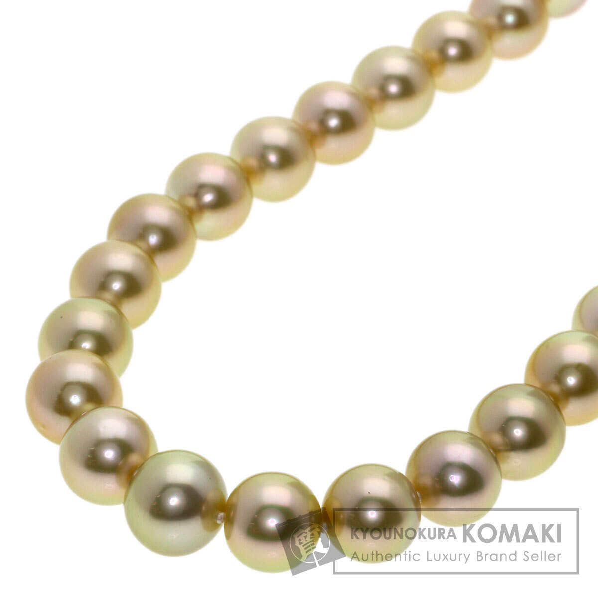 セレクトジュエリー ネックレス ゴールデンパール 真珠 南洋真珠