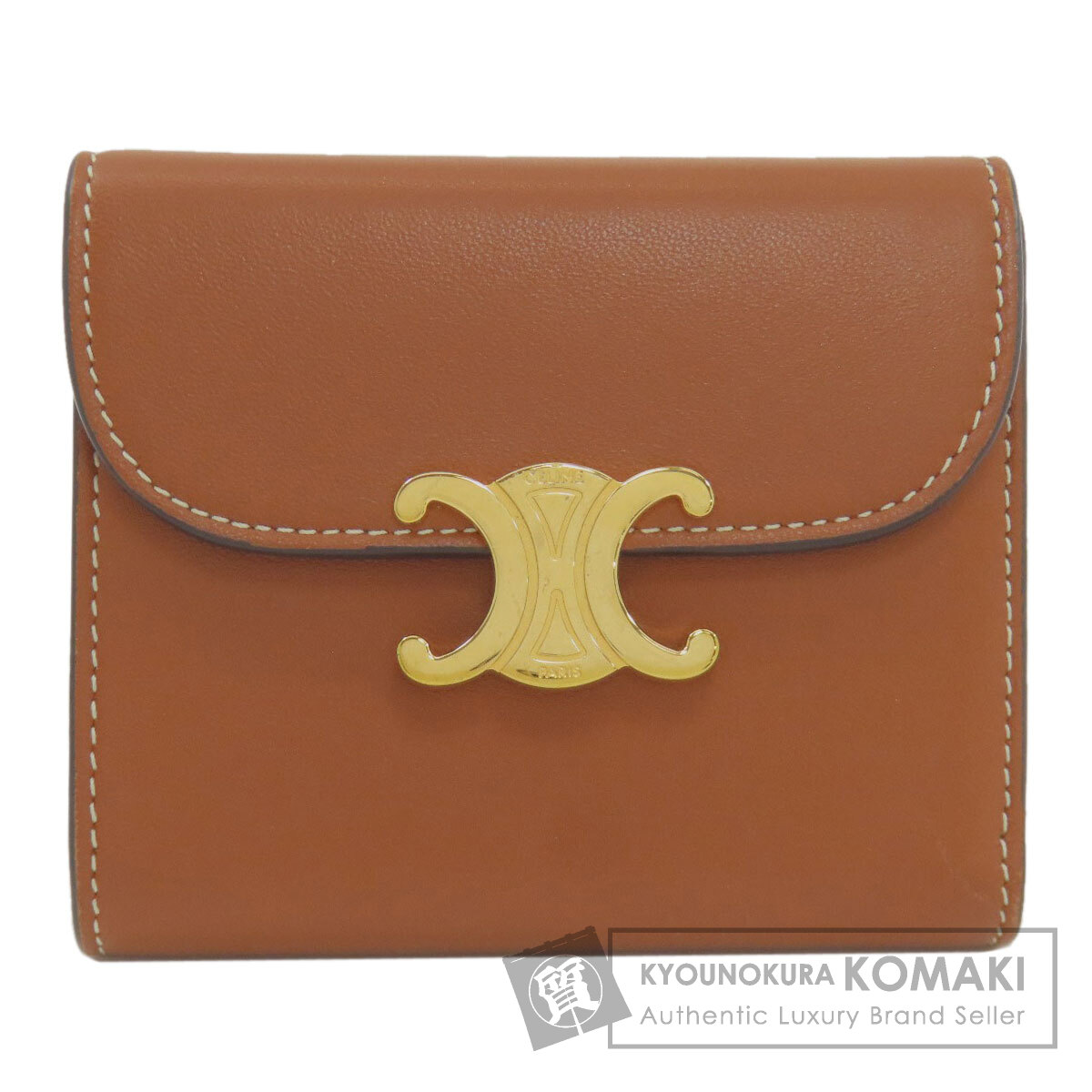 CELINE セリーヌ マカダム 三つ折り財布 二つ折り財布（小銭入れあり