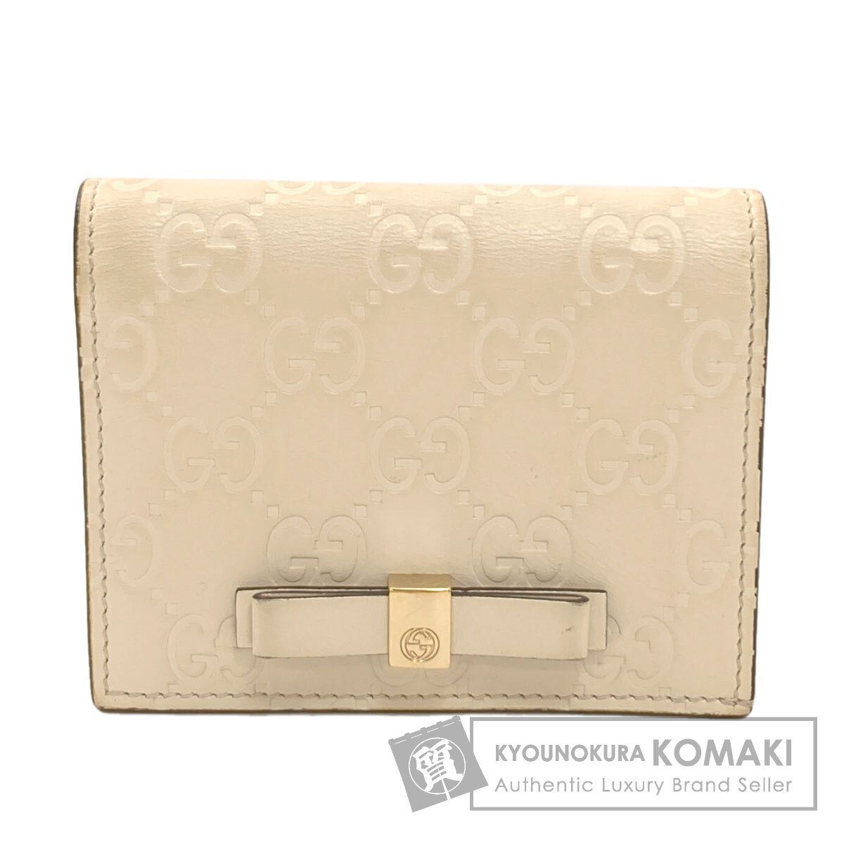 グッチ 二つ折り財布（小銭入れなし） グッチシマ GGシグネチャー