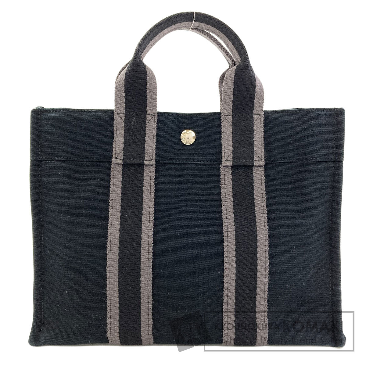 HERMES フールトゥパース　キャンバスケース　正規品　送料無料 HERMES エルメス サックフールトゥPM トートバッグ キャンバス