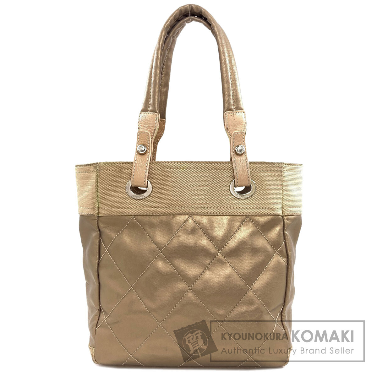 シャネル トートバッグ パリビアリッツPM シルバー金具