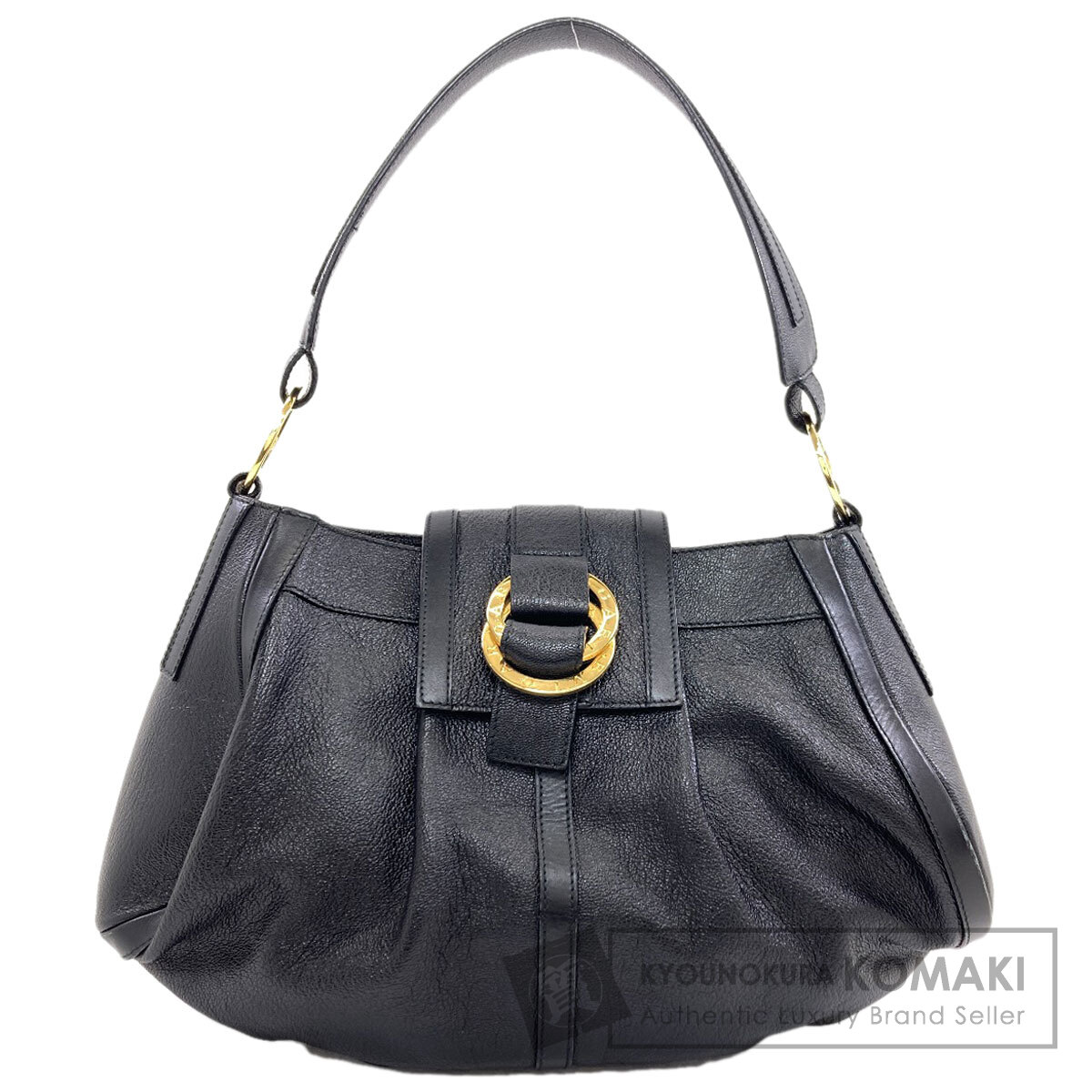 【美品】BVLGARIブルガリレザー 2WAY ショルダーバッグブラックA4可 ブルガリ BVLGARI ブルガリ ブルガリ アルバ 2way ハンドバッグ 斜