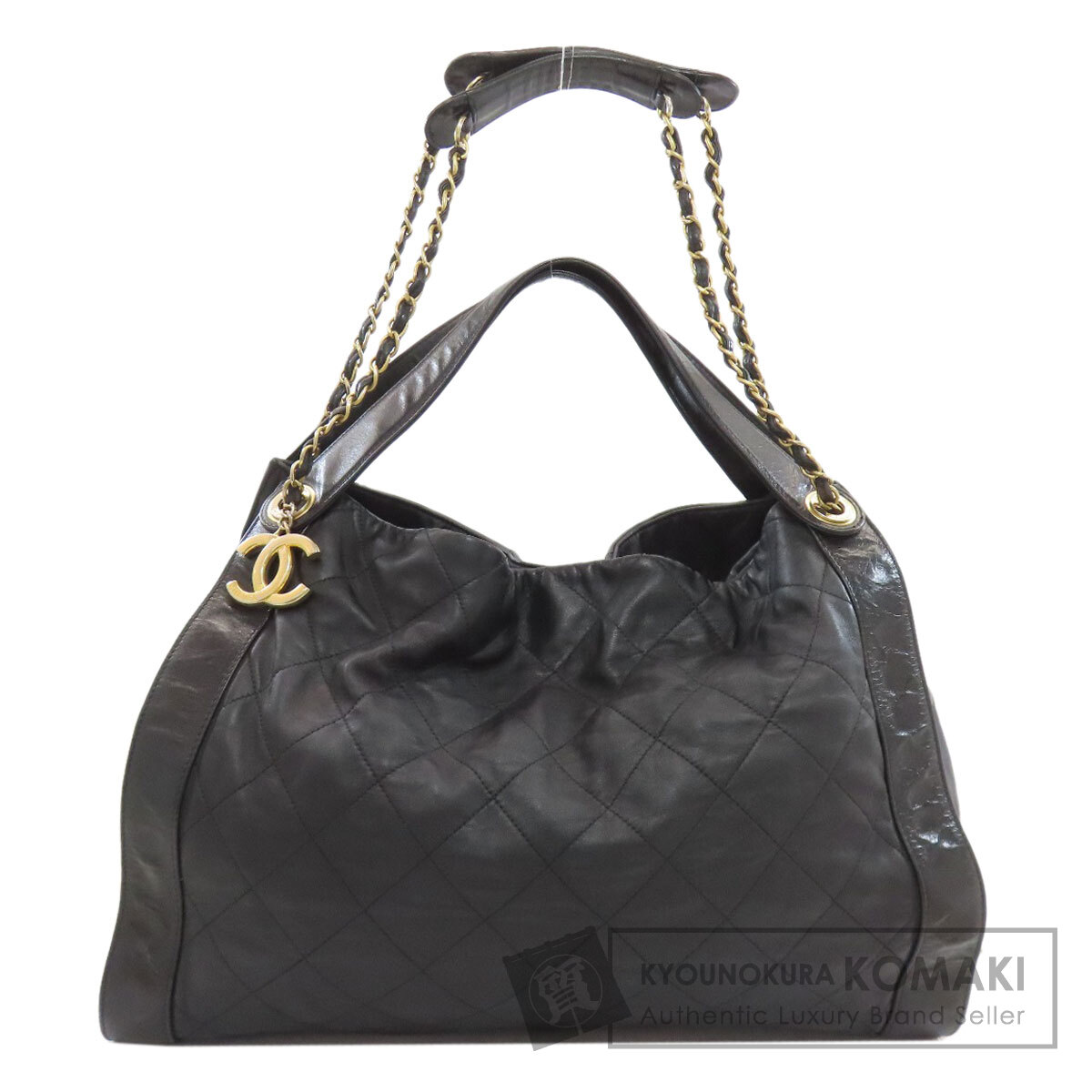 CHANEL シャネル マトラッセ ココマーク ゴールド金具 2WAY ショルダー