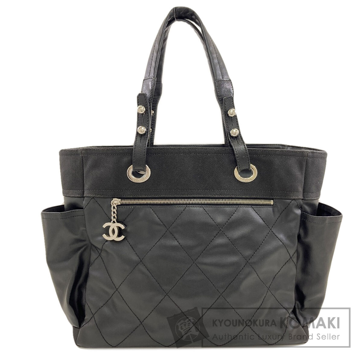 シャネル トートバッグ パリビアリッツGM シルバー金具