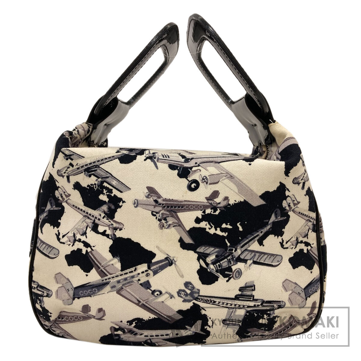 シャネル ハンドバッグ エアライン 飛行機柄