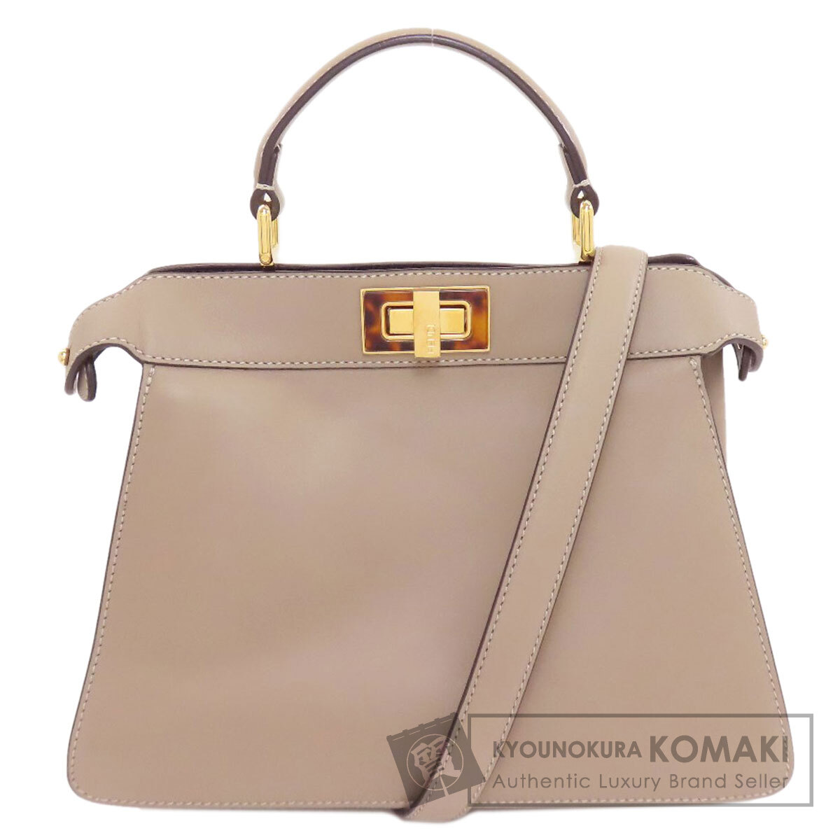 FENDI フェンディ ピーカブー アイシーユー 2WAY ハンドバッグ カーフ