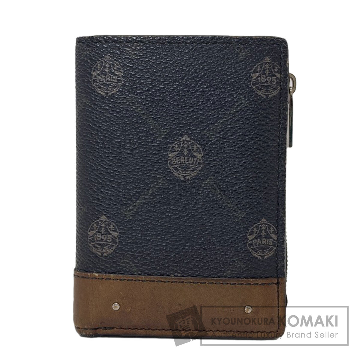 ベルルッティ 二つ折り財布（小銭入れあり） ロゴ