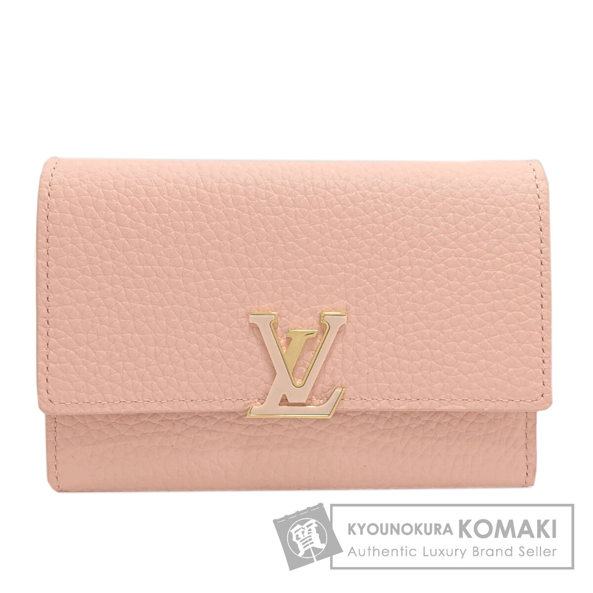 ルイヴィトン 二つ折り財布（小銭入れあり） ポルトフォイユ・カプシーヌ コンパクト