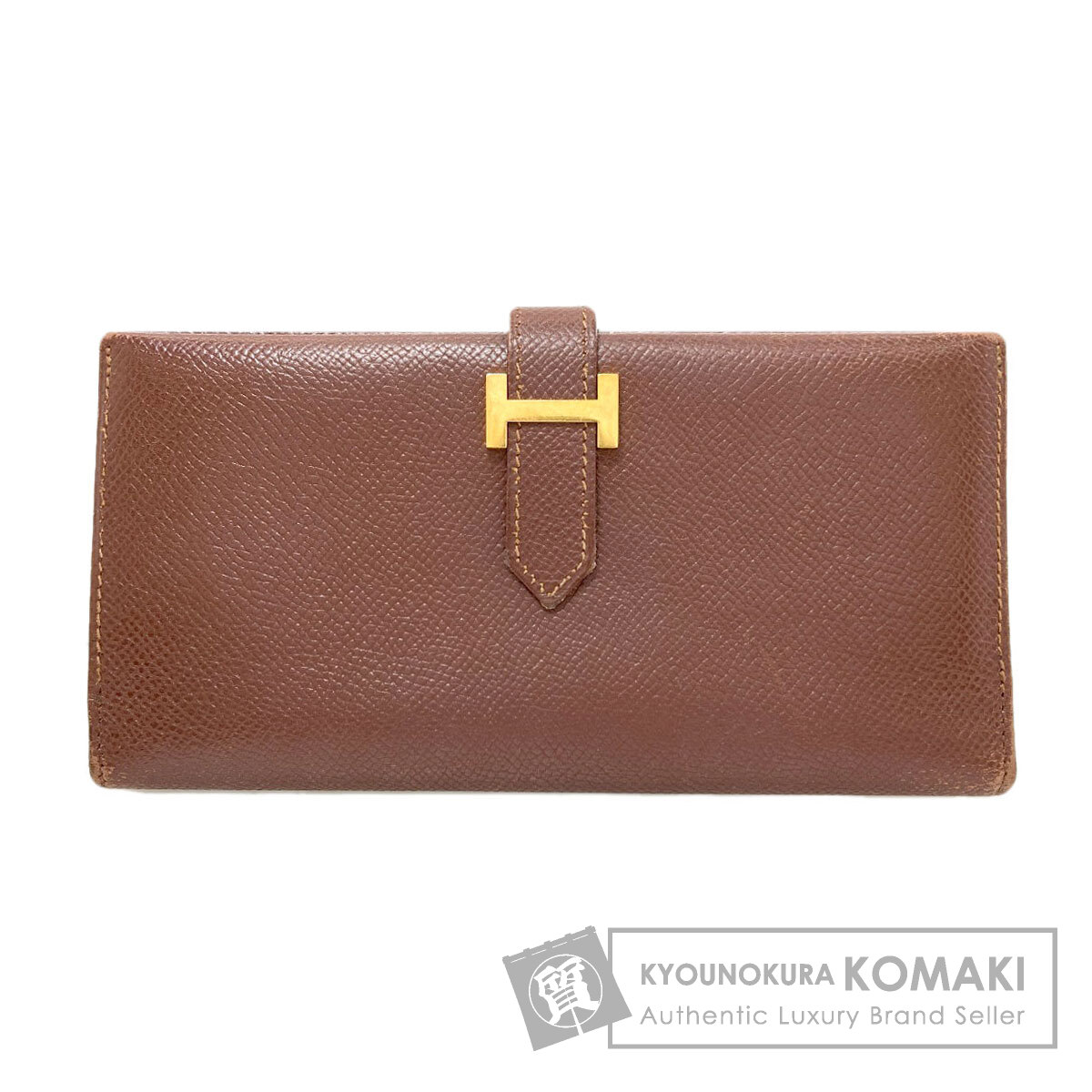エルメス 長財布（小銭入れあり） ベアンクラシック ゴールド金具