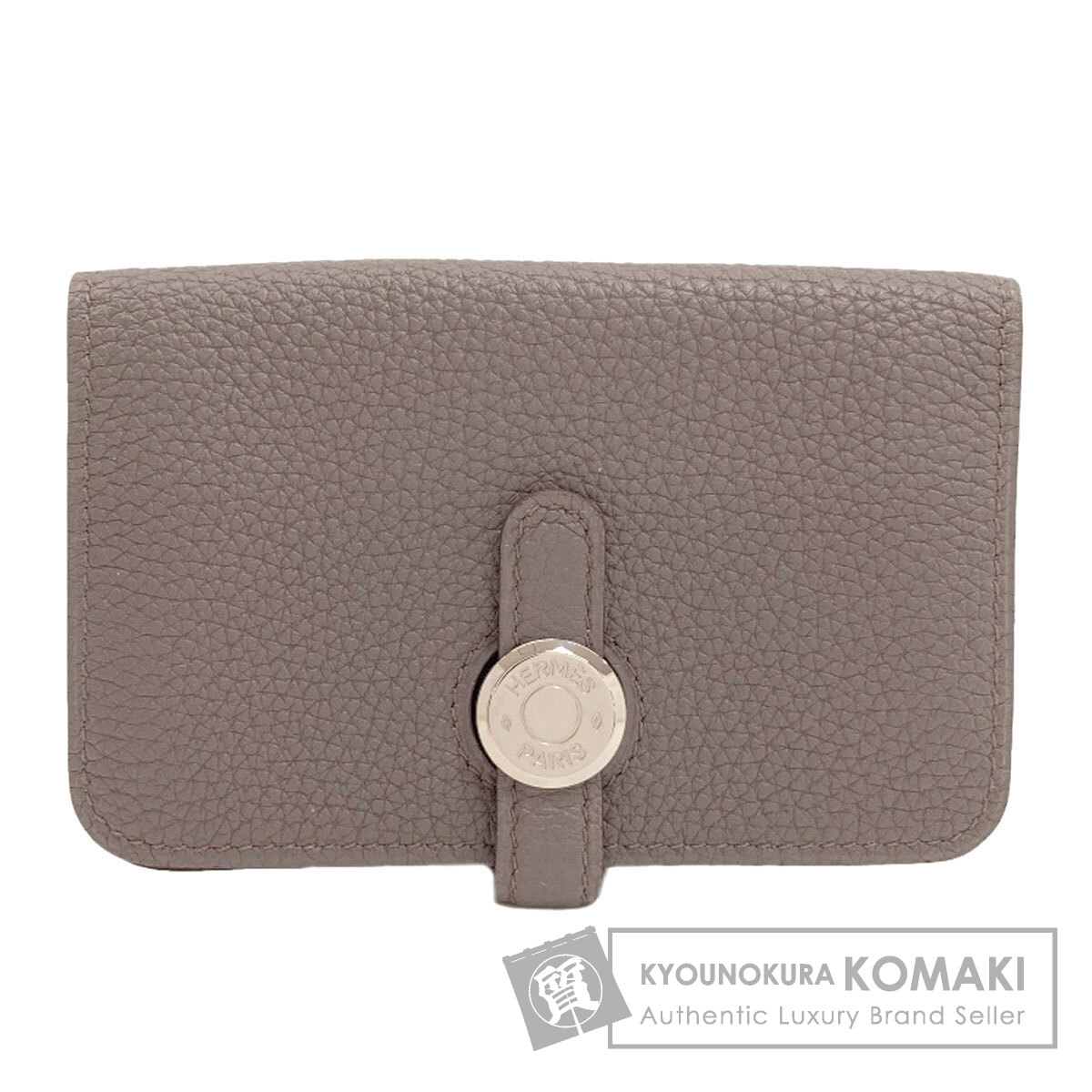 HERMES エルメス ドゴン エタン シルバー金具 カードケース トゴ