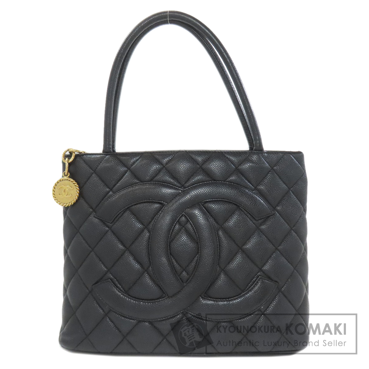 シャネル トートバッグ 復刻トート ゴールド金具
