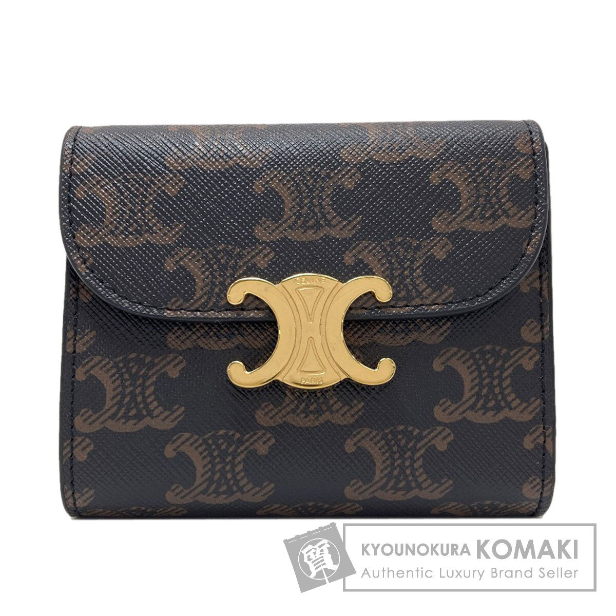 セリーヌ 二つ折り財布（小銭入れあり） トリオンフ