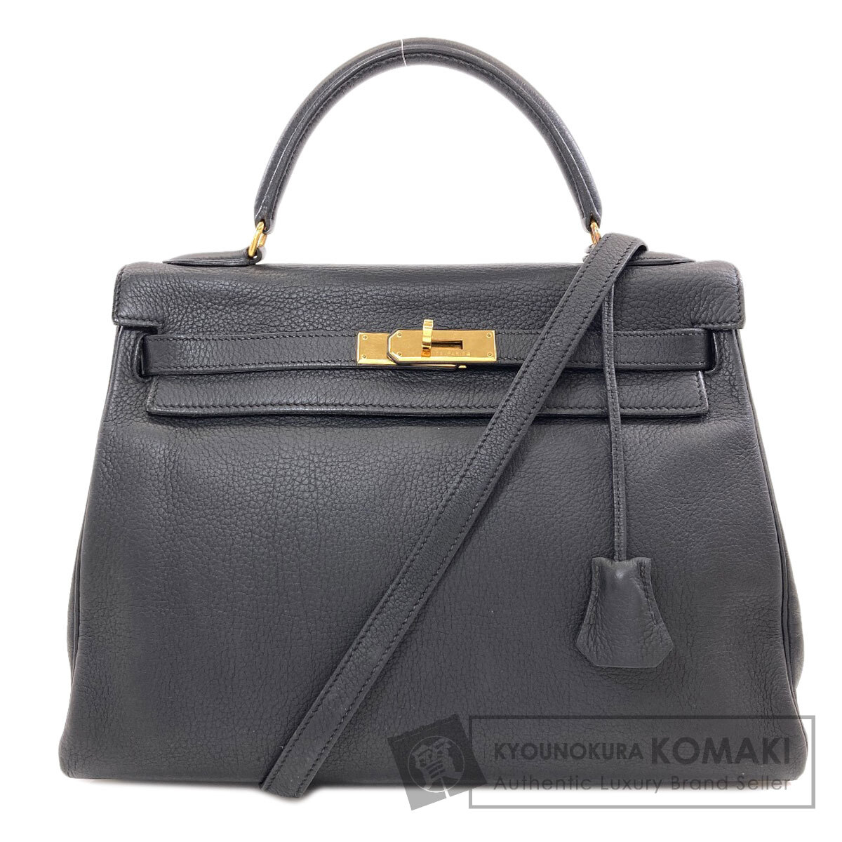 エルメス ハンドバッグ ケリー32 内縫い ゴールド金具