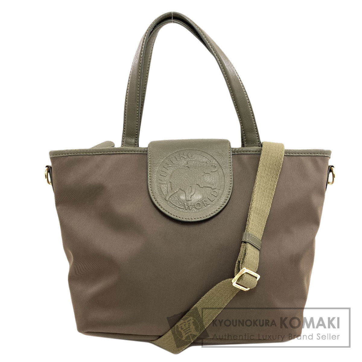 ハンティングワールド トートバッグ アットイーズトラディション 2WAY