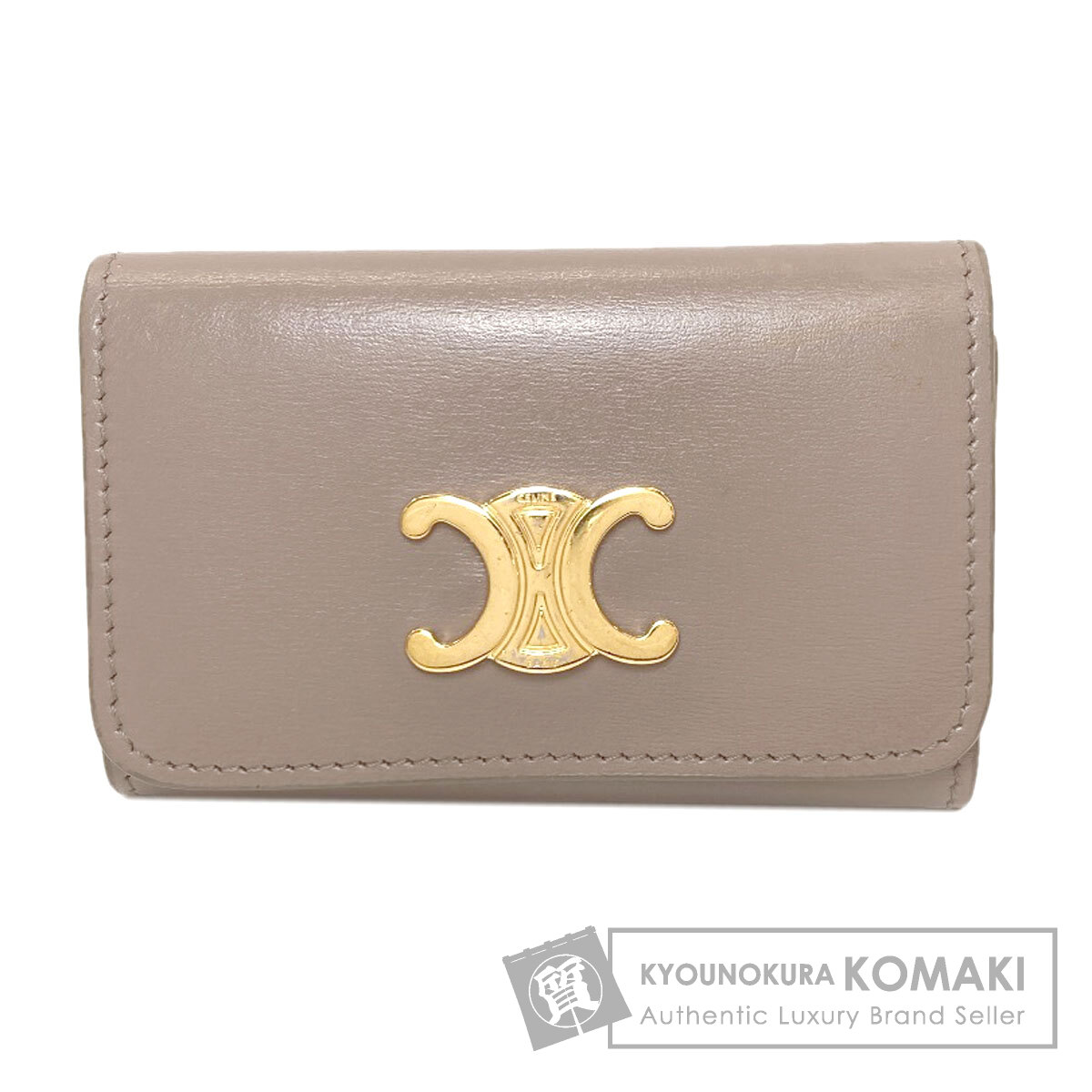 CELINE セリーヌ トリオンフ キーケース カーフ レディース [中古