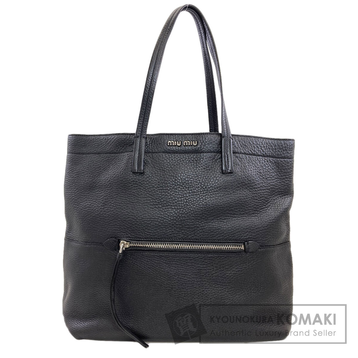 ミュウミュウ トートバッグ ロゴ