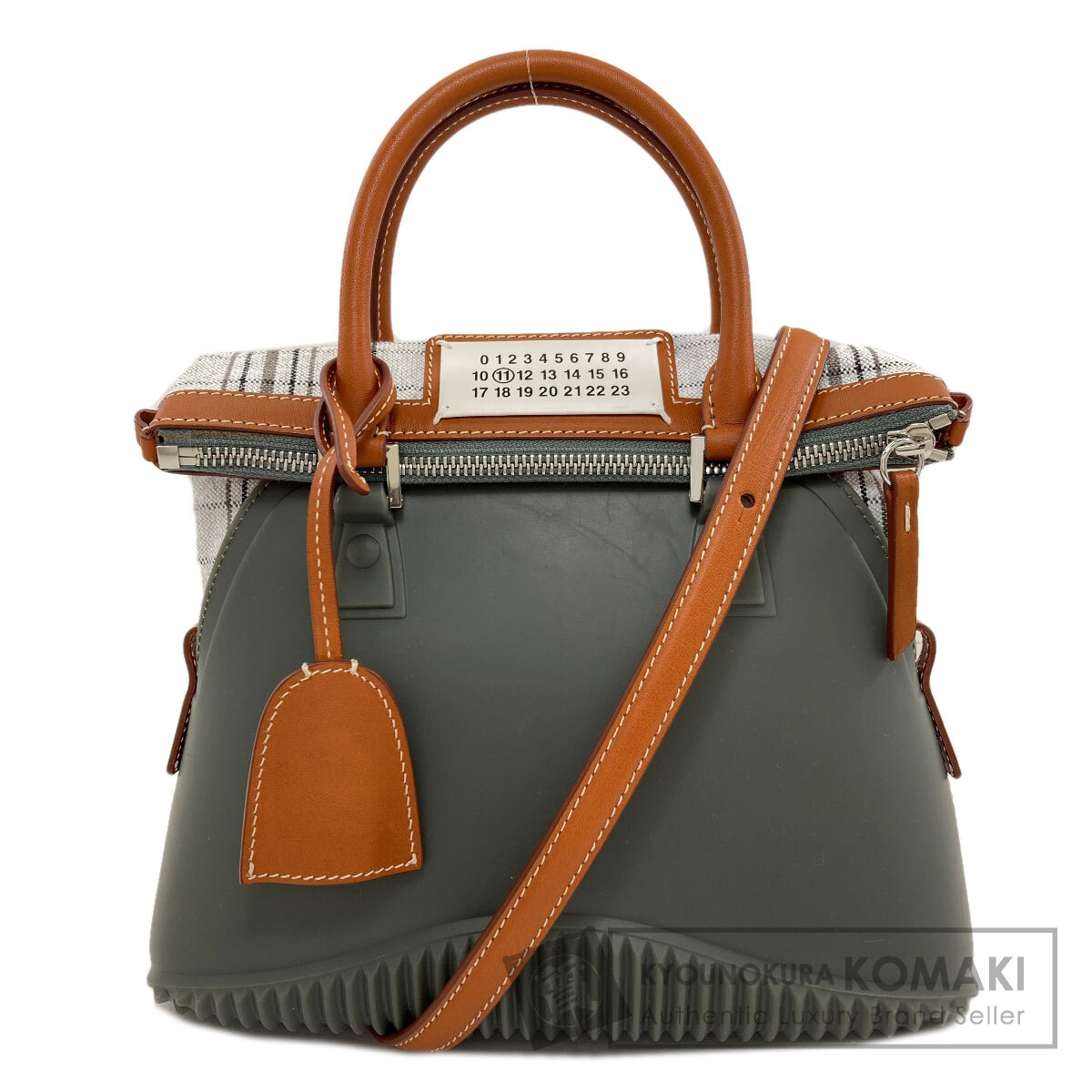 ⭐️良品⭐️ メゾンマルジェラ 5AC ラバー 2way ハンドバッグ MaisonMargiela メゾン・マルジェラ 5AC 2WAY ハンドバッグ ラバー