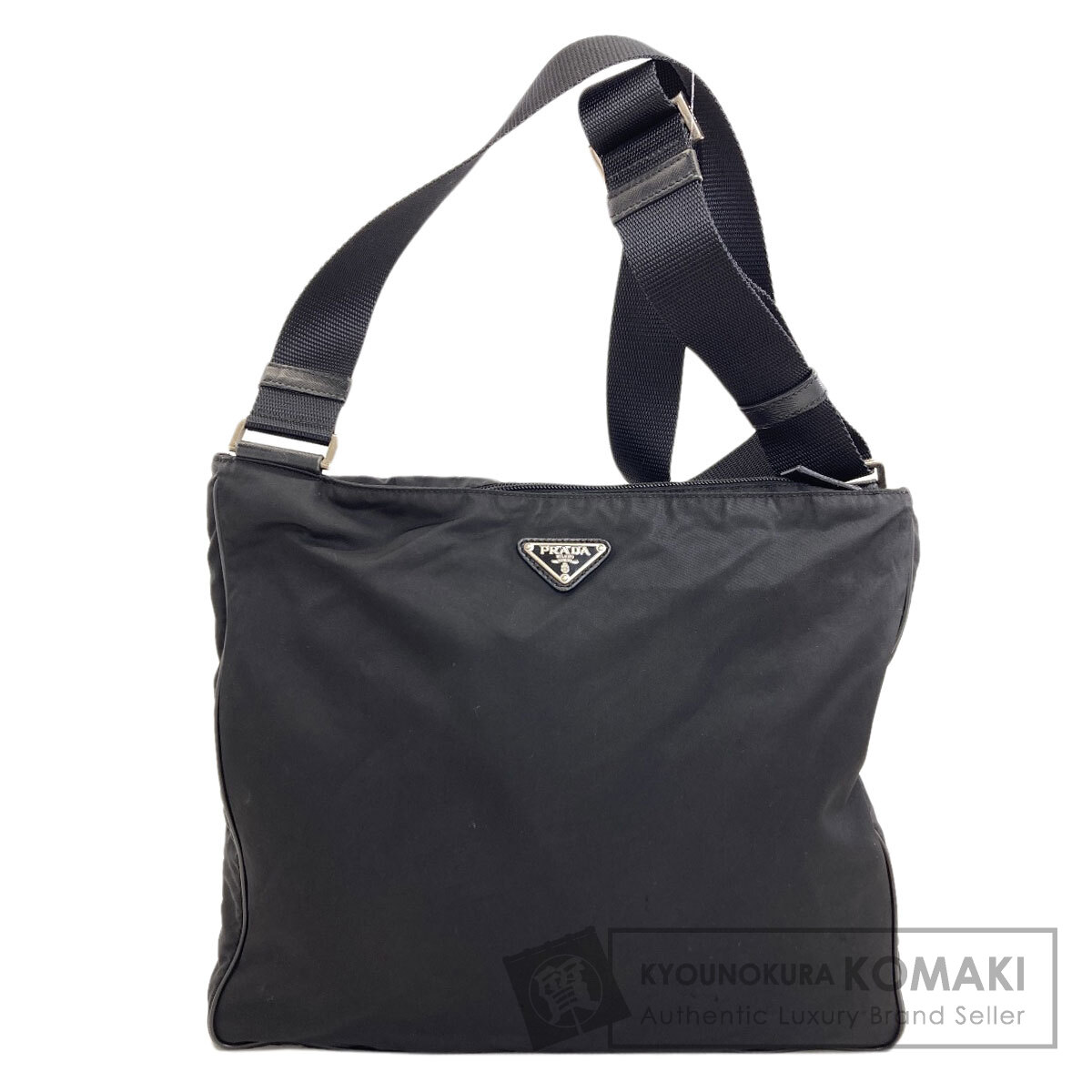 プラダ ショルダーバッグ ロゴ金具