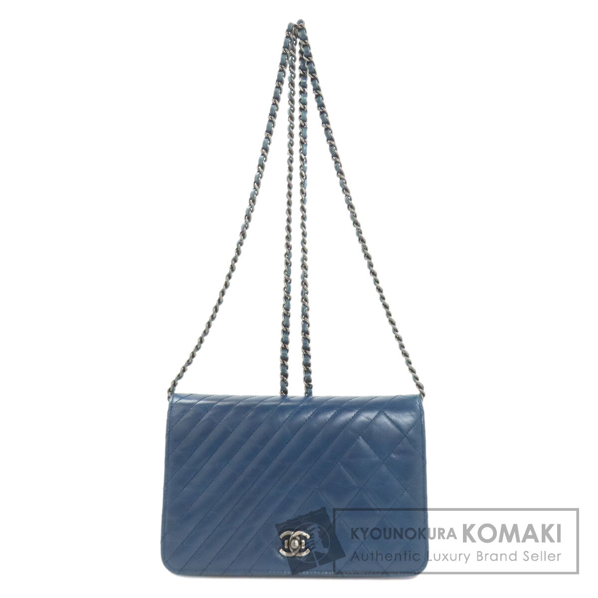 シャネル 長財布（小銭入れあり） ココマーク マトラッセ シルバー金具