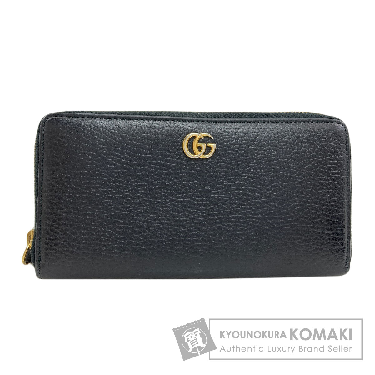 グッチ 長財布（小銭入れあり） ラウンドファスナー GGマーモント ダブルG