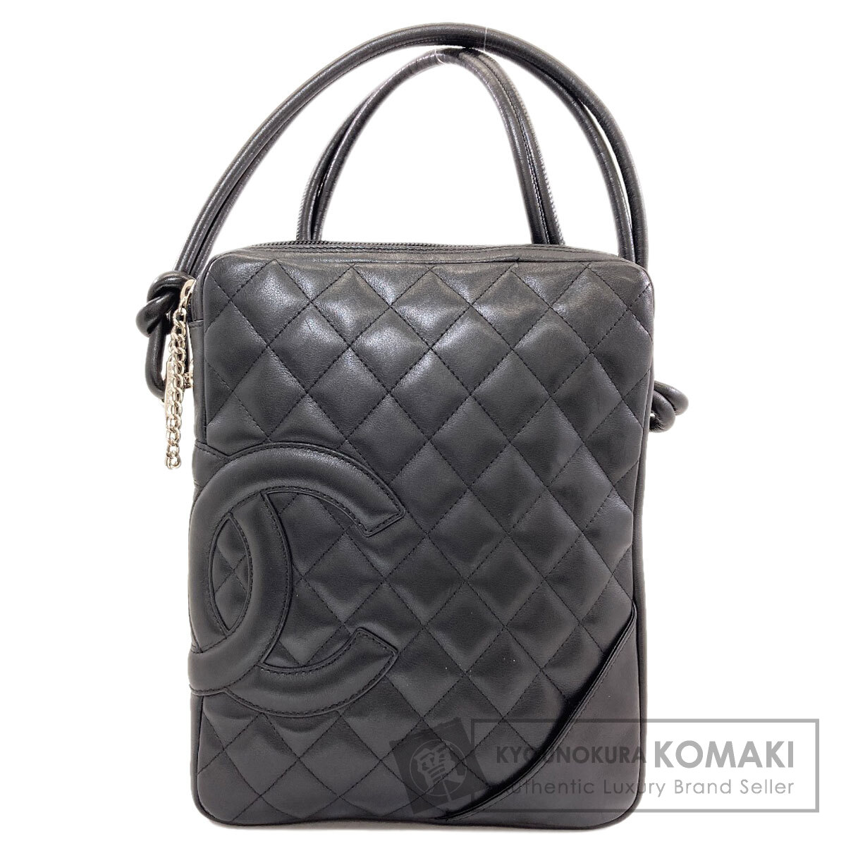 シャネル ショルダーバッグ カンボンライン シルバー金具