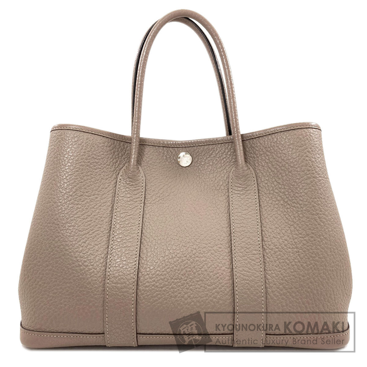 エルメス ハンドバッグ ガーデンパーティTPM グリアスファルト シルバー金具