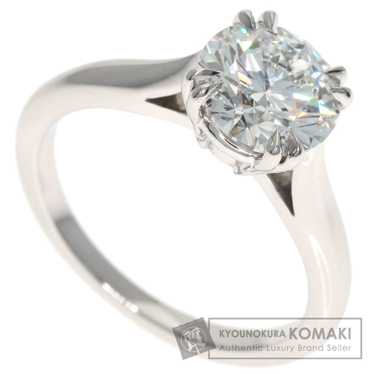 ハリーウィンストン リング・指輪 ラウンド ソリティア E-VS1-EX