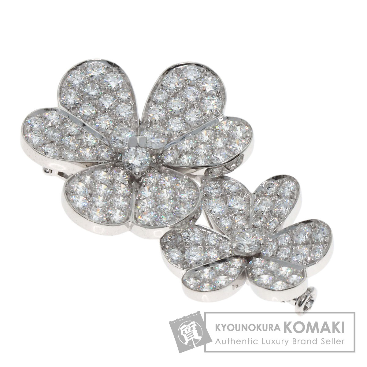 ヴァンクリーフ＆アーペル ブローチ フリヴォル ダイヤモンド