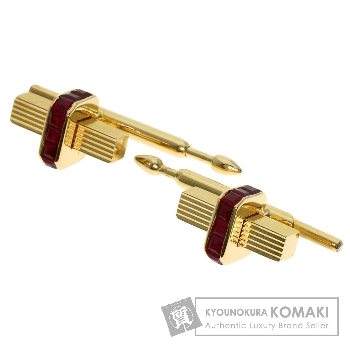 ブシュロン カフス ルビー