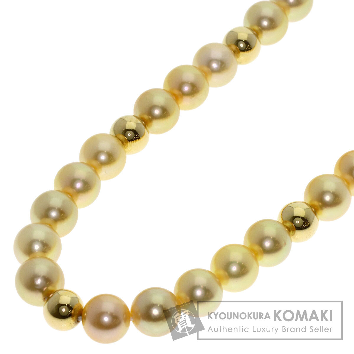ミキモト ネックレス ゴールデンパール 真珠