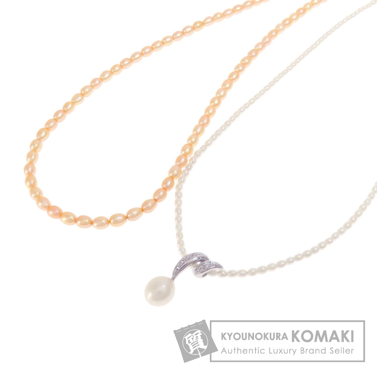 セレクトジュエリー ネックレス 淡水パール 2点セット