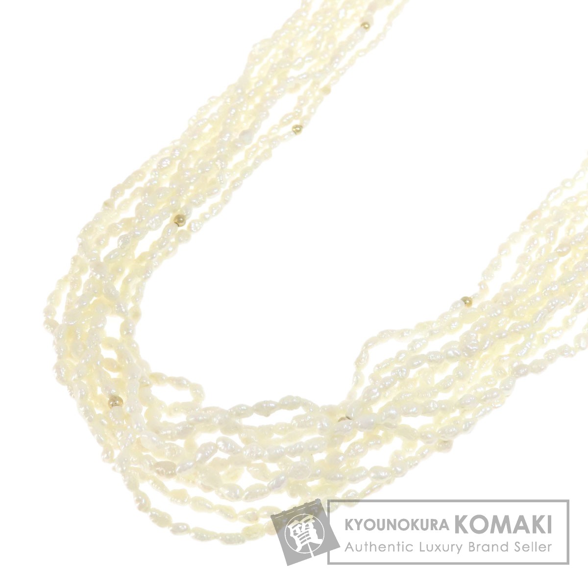 淡水パール 真珠 10連 ネックレス PL/金属製 98.3g レディース 淡水パール 真珠 10連 ネックレス PL/金属製 98.3g レディース