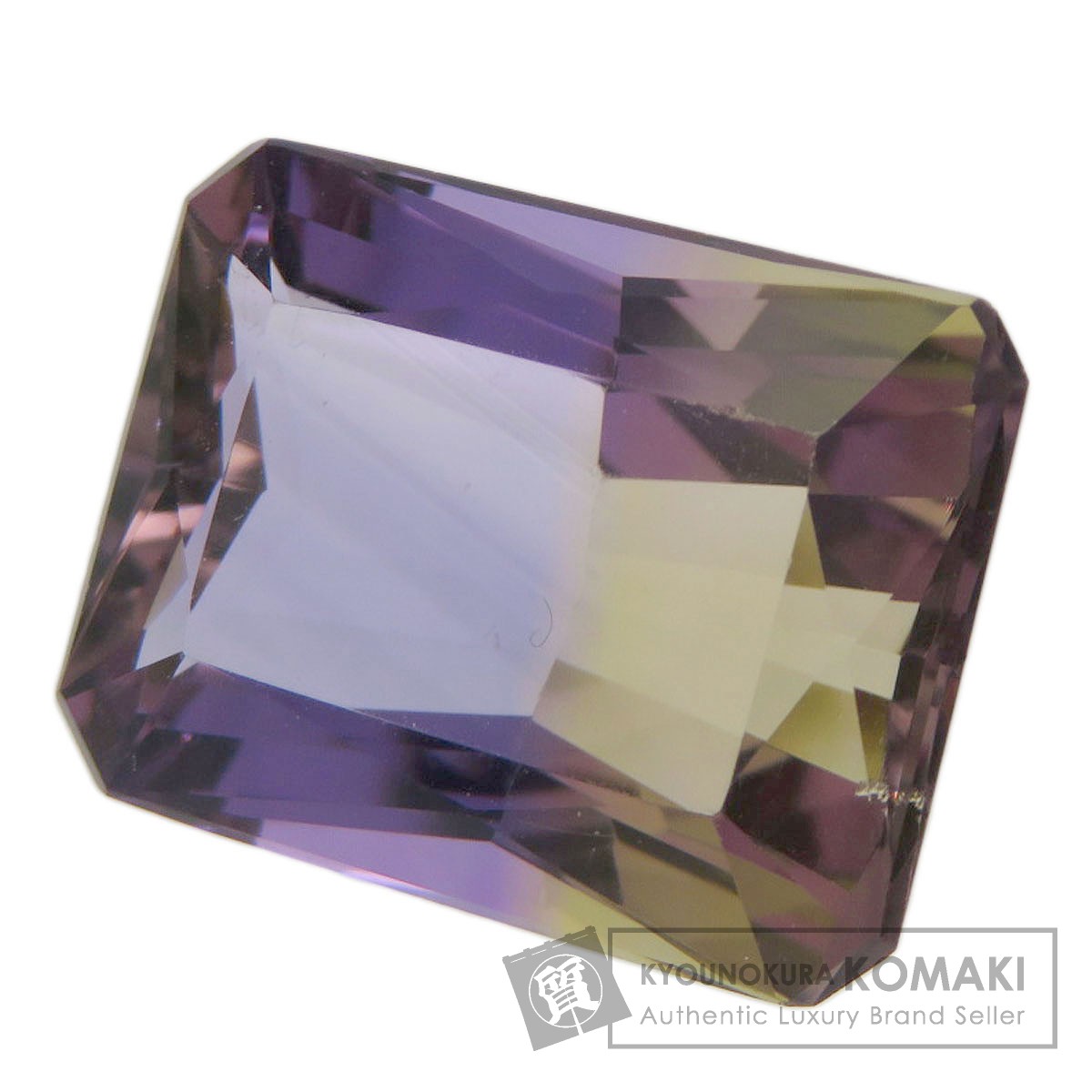 アメジスト 14.75ct アメジスト ツートン バイカラー ルース 2.9g