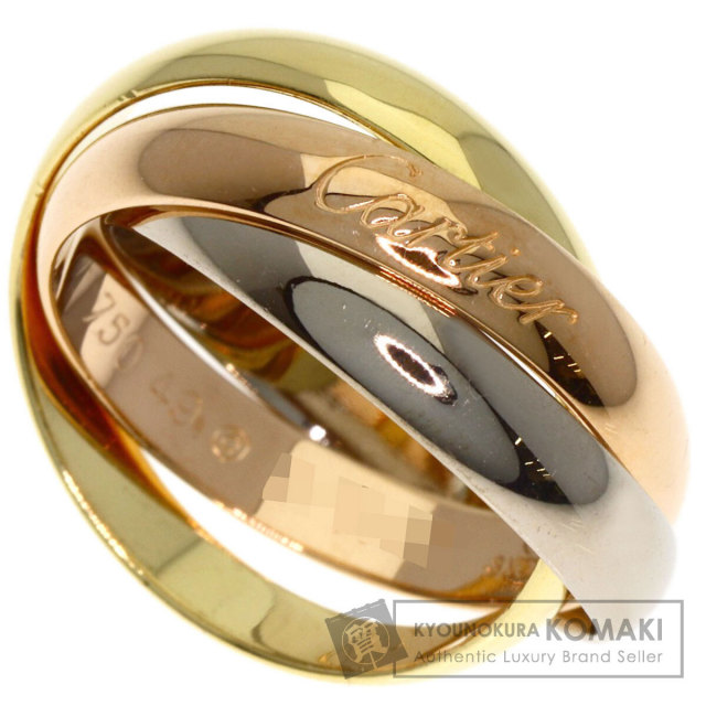 CARTIER カルティエ トリニティ #49 現行モデル リング・指輪 K18