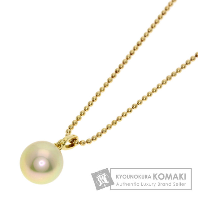 MIKIMOTO ミキモト アコヤパール 真珠 ネックレス K18イエローゴールド