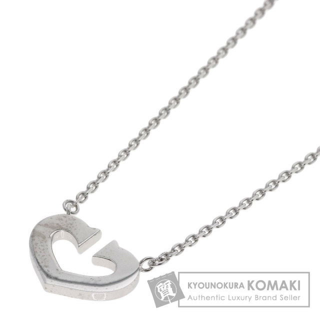 カルティエ ネックレス Cハート