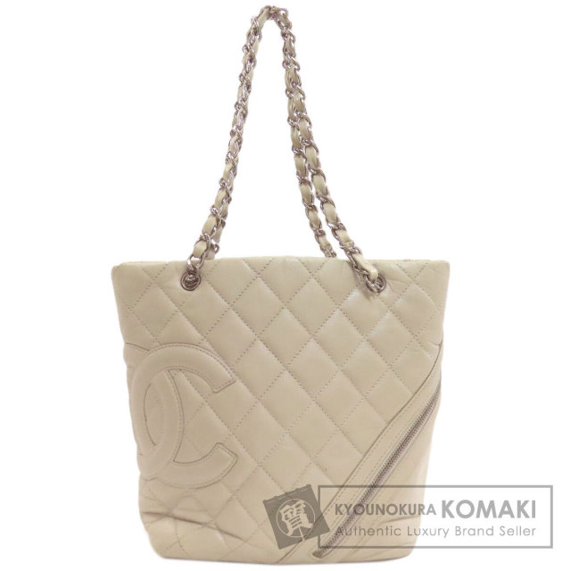 シャネル トートバッグ カンボンライン シルバー金具