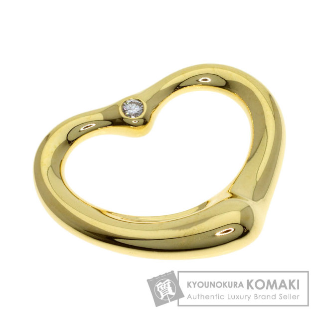 ティファニー ペンダントトップ オープンハート ダイヤモンド