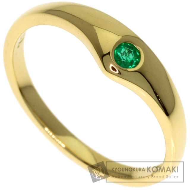 ティファニー リング・指輪 カーブドバンド エメラルド