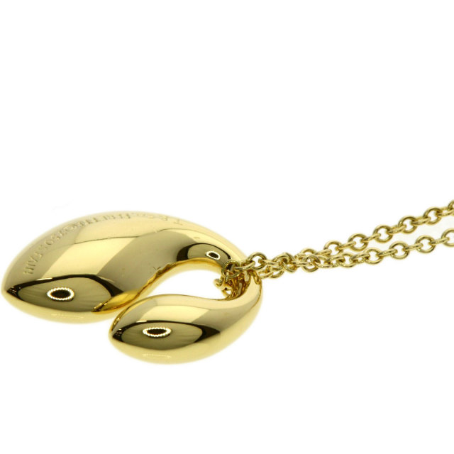 TIFFANY&Co. ティファニー ダブル ティアドロップ ネックレス K18