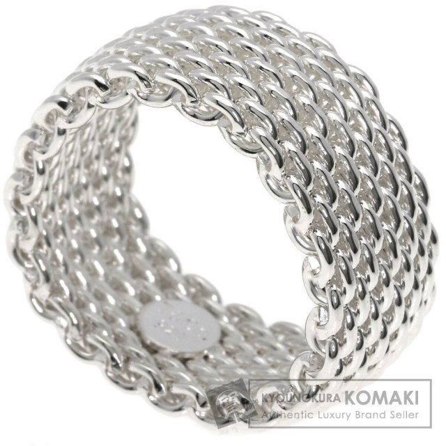 TIFFANY&Co. ティファニー サマセットメッシュ リング・指輪 シルバー