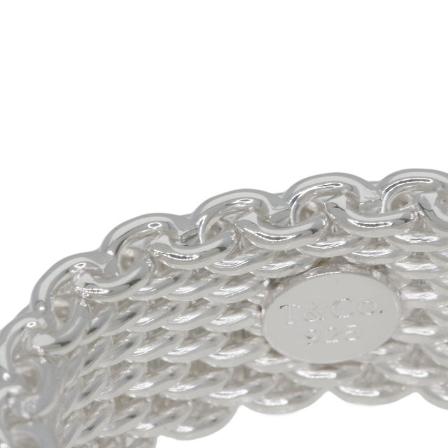 TIFFANY&Co. ティファニー サマセットメッシュ リング・指輪 シルバー