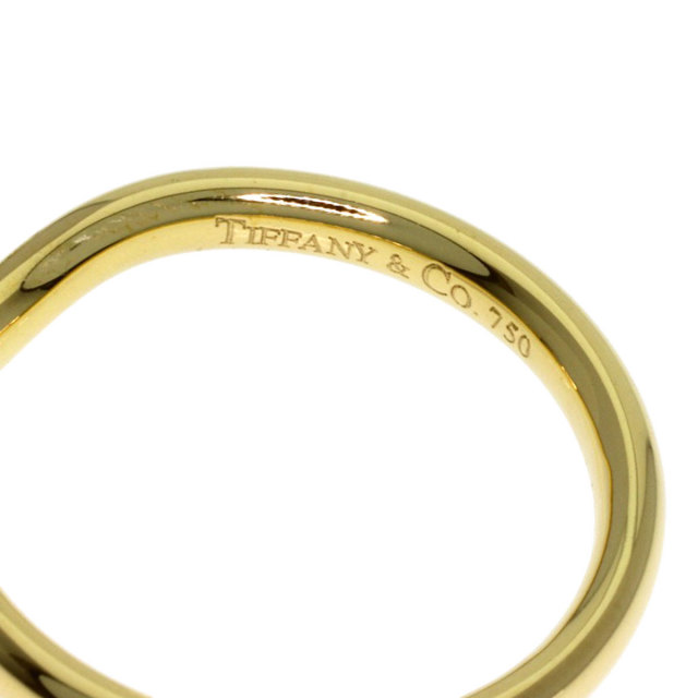 TIFFANY&Co. ティファニー カーブドバンド ダイヤモンド リング・指輪