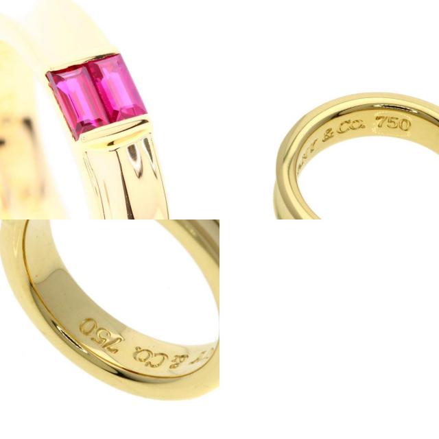 TIFFANY&Co. ティファニー スタッキングルビー リング・指輪 K18
